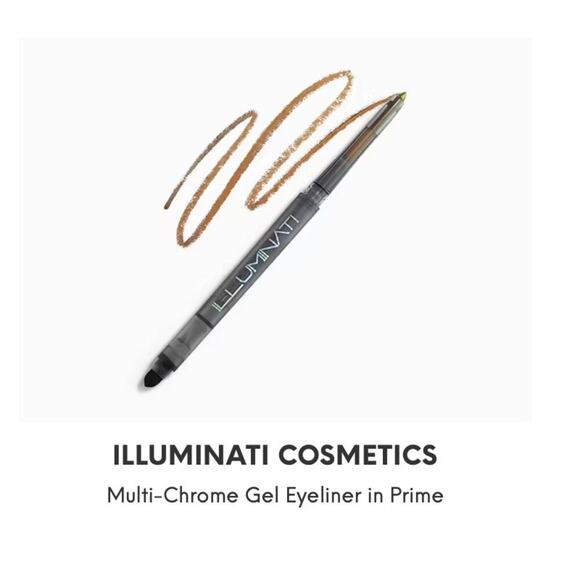 Illuminati Other - Illuminati Chrome Gel Eyeliner "Prime" (Metallic Dark Gold), Full Size, NWT